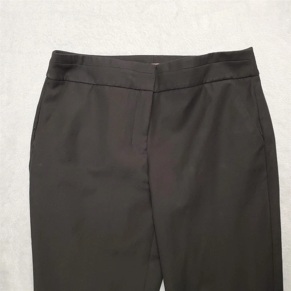 Chicos Pants Womens size 1 US 8 Medium‎ Black Dress Smart Casual Stretch Blend